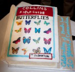 On Thursday night at the Birdfair we celebrated ten years of the NHBS and World Land Trust 'Books for Conservation' project. Thanks to WLT for a most amazing cake.