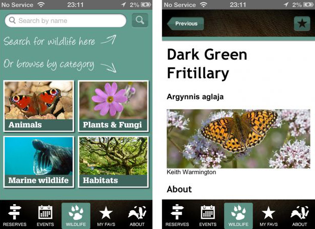 Apps for Wildlife Lovers - Nature Finder