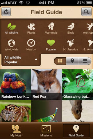 Apps for Wildlife Lovers - Project Noah