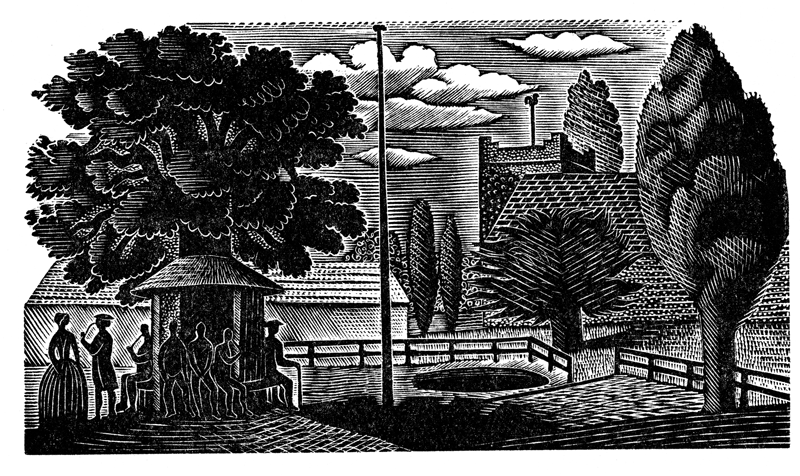 Eric Ravilious illustration fromThe Natural History of Selborne