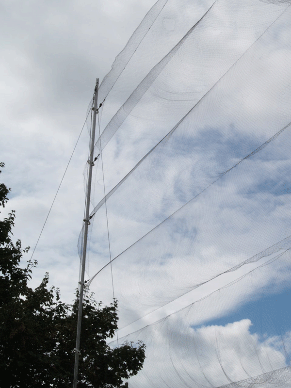 High Flier Mist Net Support System