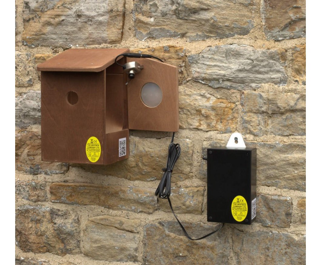 solar powered wireless birdhouse camera