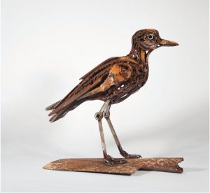 Scissor stone curlew by Harriet Mead