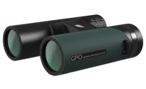 GPO PASSION 10x32 ED Binoculars in green.