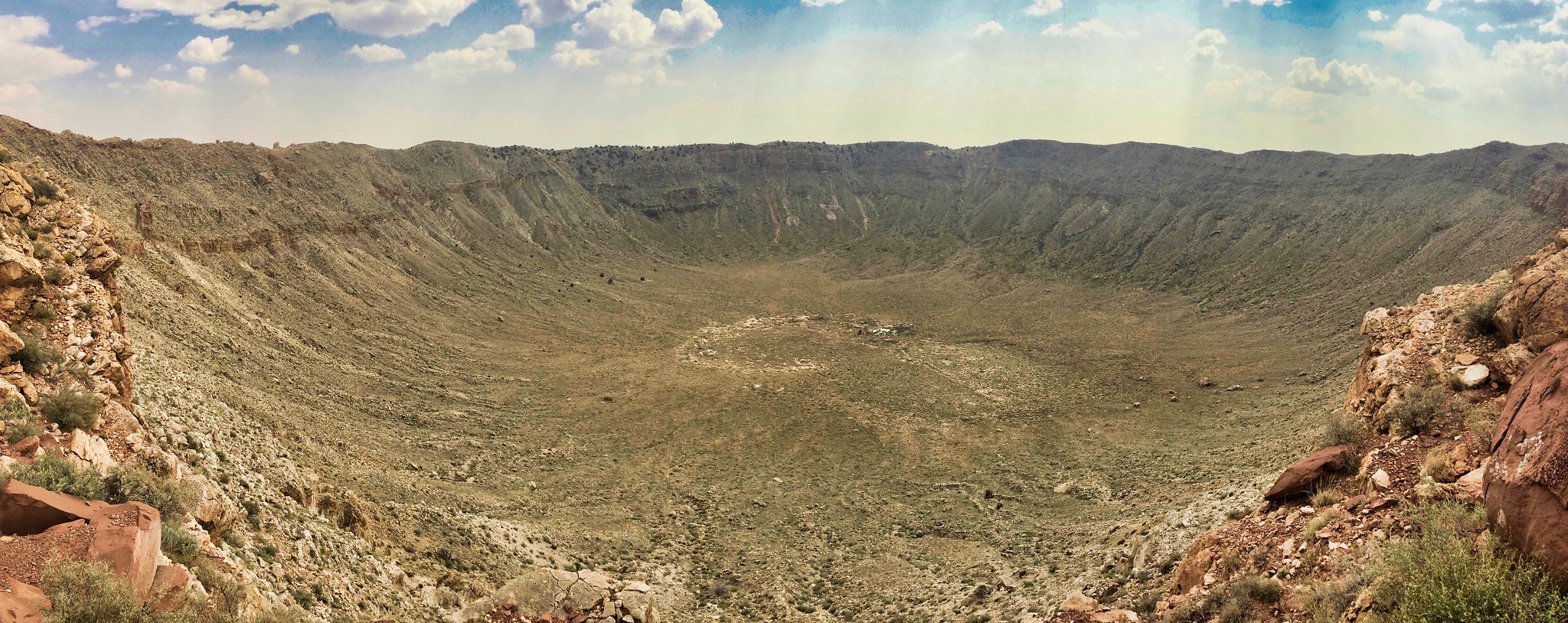 Barringer Crater in Arizona.