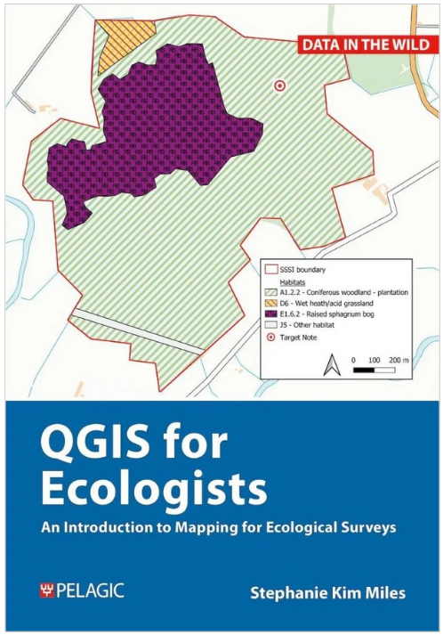 QGIS for Ecologists book cover.