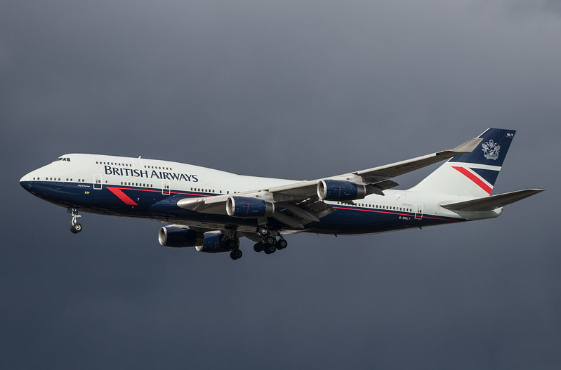 EGLL - Boeing 747 - British Airways - G-BNLY by Steve Lynes, via flickr.