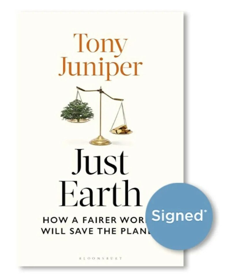 Tony Juniper Just Earth cover.