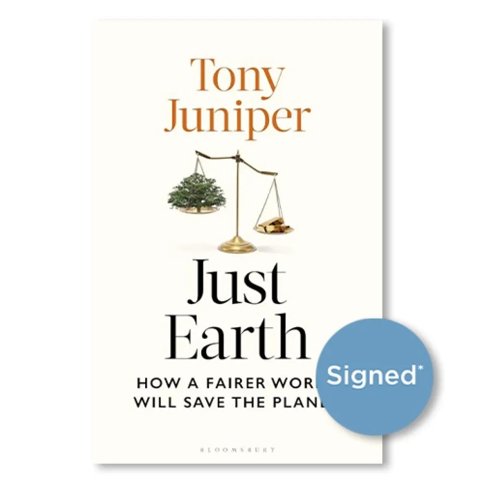 Tony Juniper Just Earth cover.