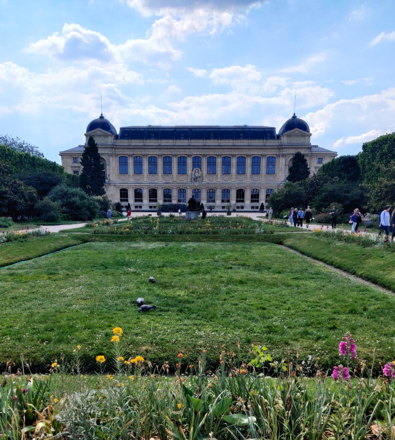 A view of the Jardin des Plantes and part of the Paris Natural History Museum.