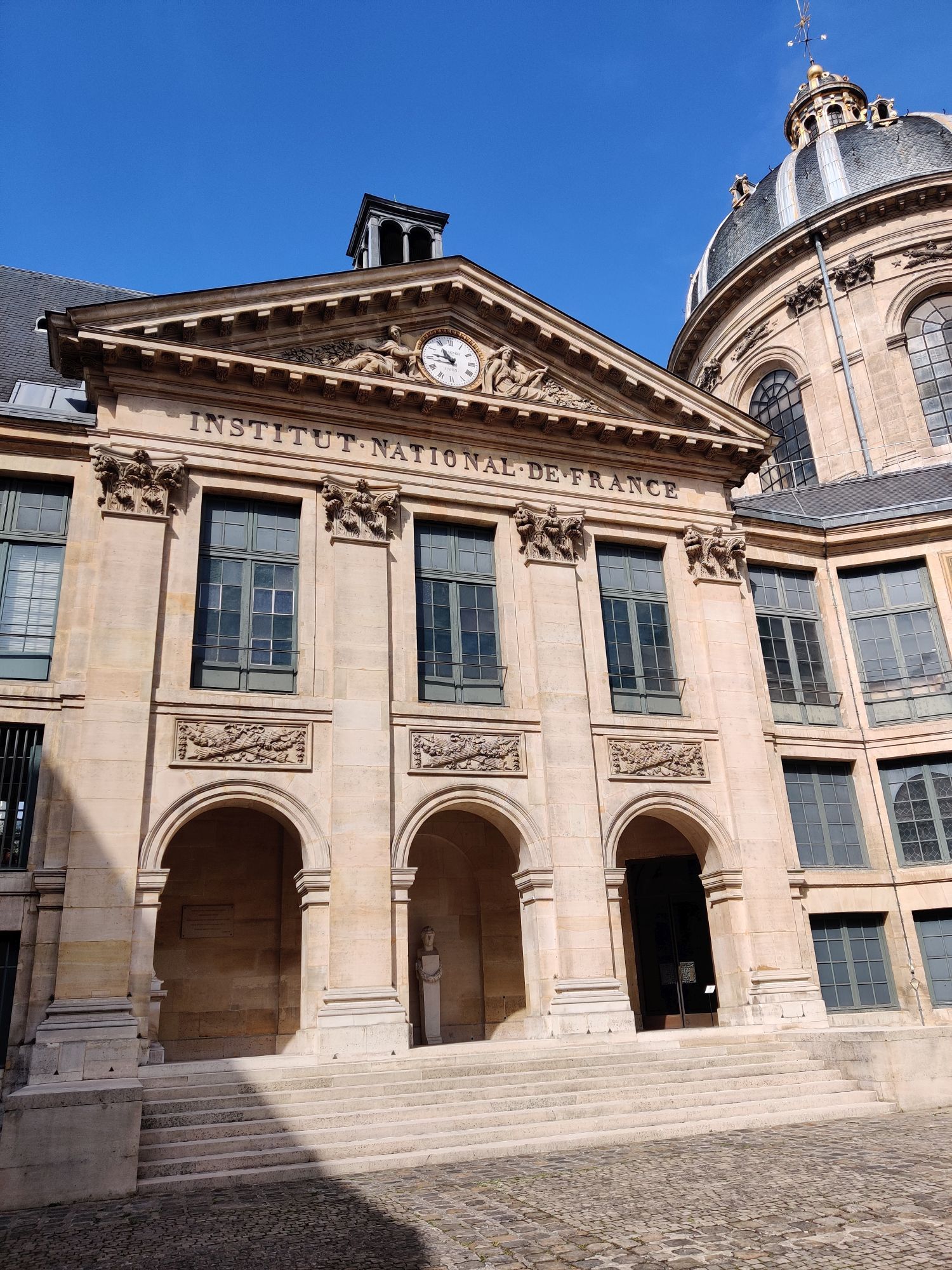 The location of second day of the conference, the Institut de France.